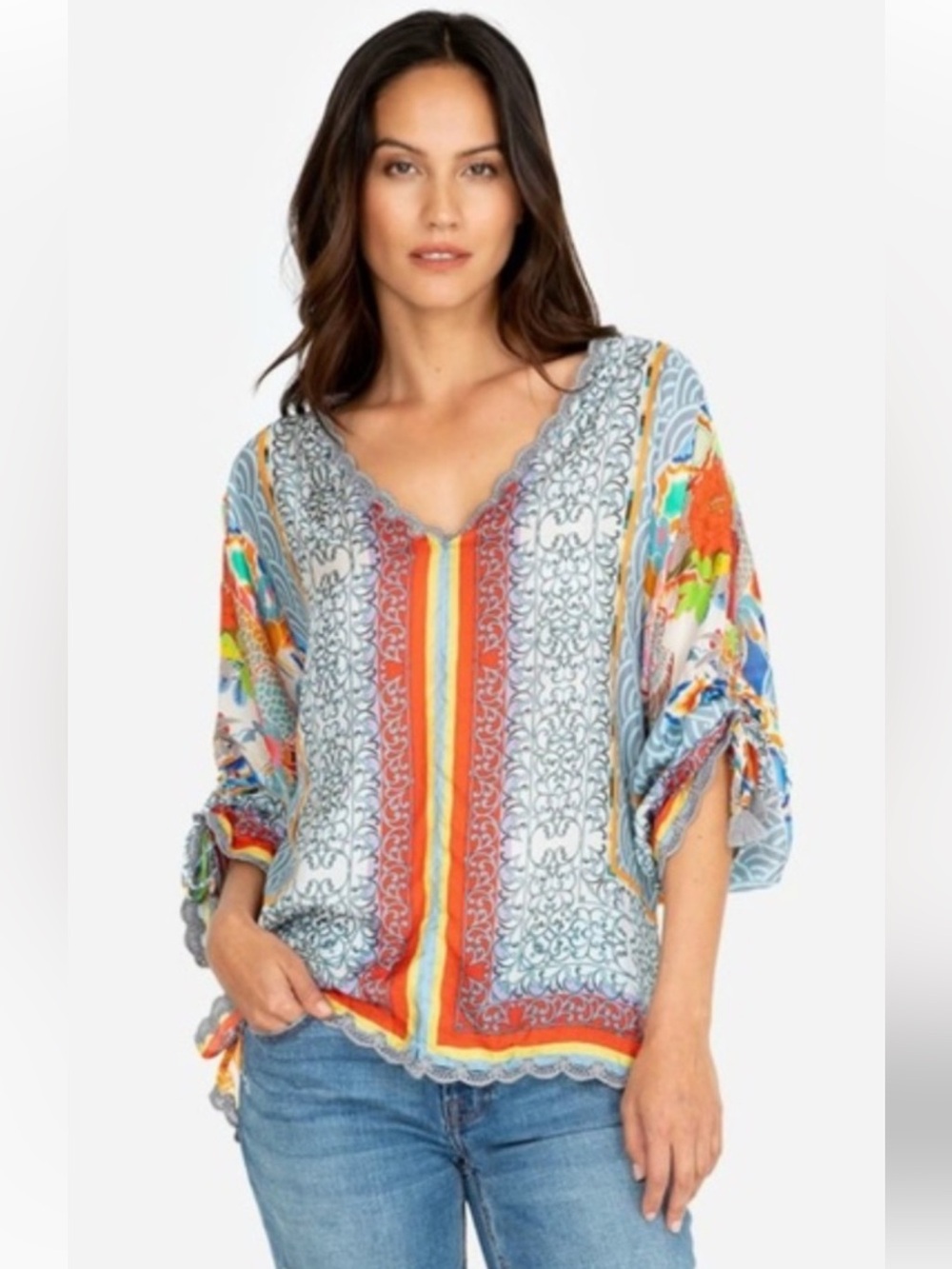 Johnny Was Silk Tunic